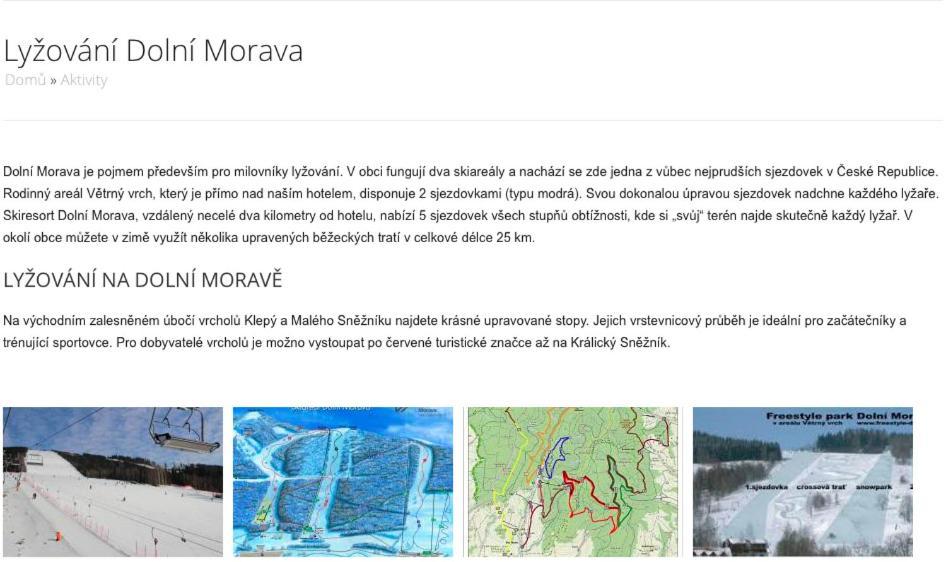 Dolní Morava Sport Apartman Dm מראה חיצוני תמונה